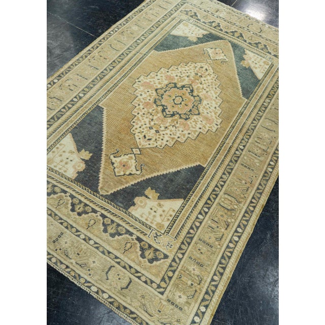 Textile Turkish Vintage Rug 3'10" x 6' #20697 For Sale - Image 7 of 8