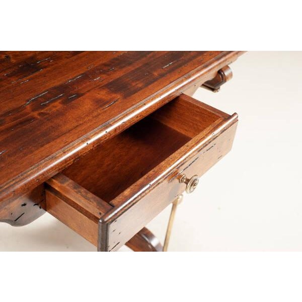 Small Occasional Console Table. Handcrafted in Italy with rustic character and aged patina. Features solid wood...