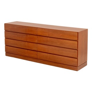 Arne Wahl Iversen Teak Long Dresser For Sale
