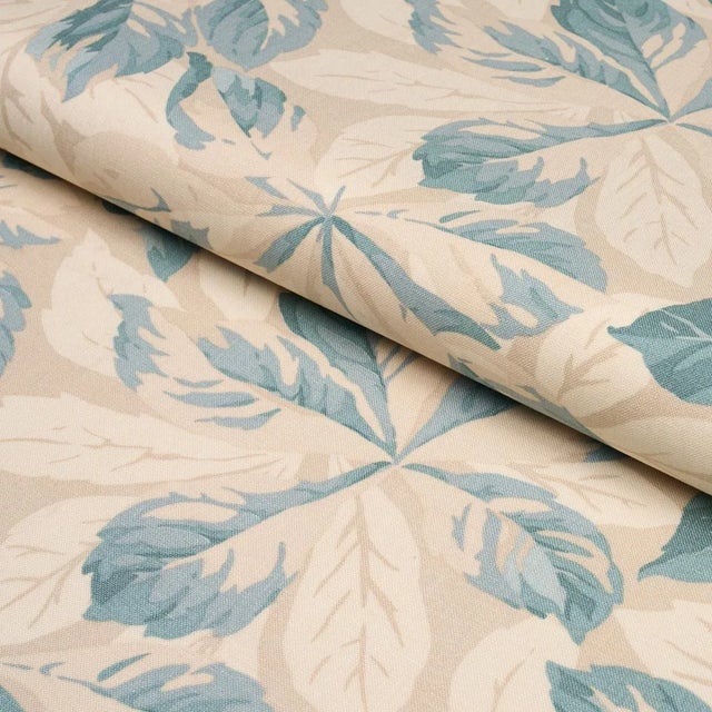 2020s Schumacher Arboreal Fabric In Sky For Sale - Image 5 of 5