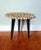 Wood Moroccan Mid-Century Style Wooden and Resin Side Table 1 For Sale - Image 7 of 9