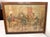 This antique 19th century original watercolor painting depicts men playing cards at a dining table. The hand-painted...