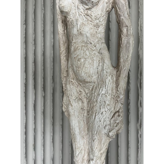 1970s Fiberglass Sculpture of a Nude Woman in the style of Giacometti, France, 1970s For Sale - Image 5 of 12