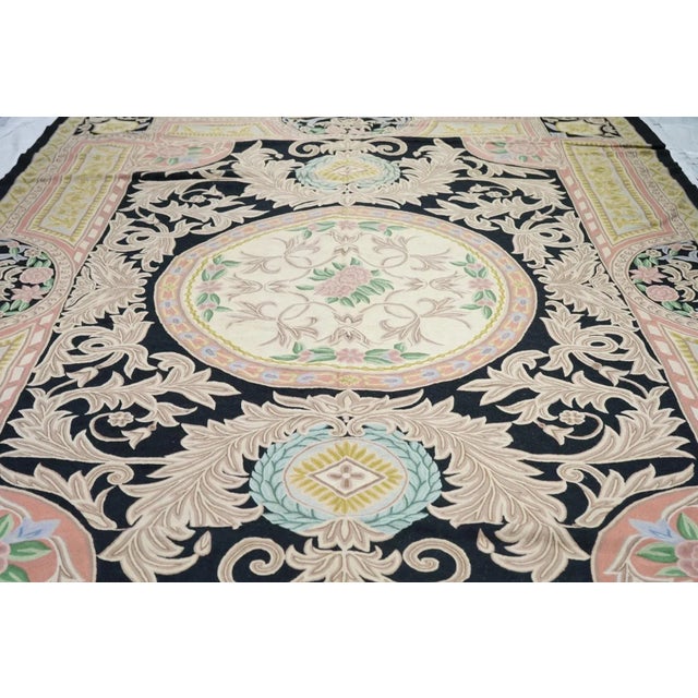 Textile French Savonery Rug 8'10'' X 11'11'' For Sale - Image 7 of 10