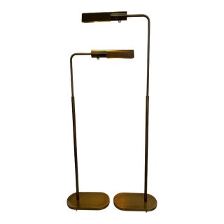 1970s Casella "Pharmacy" Floor Lamps, a Pair For Sale
