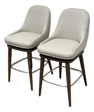 Interlude Home Harper Swivel Counter Stools, Pair