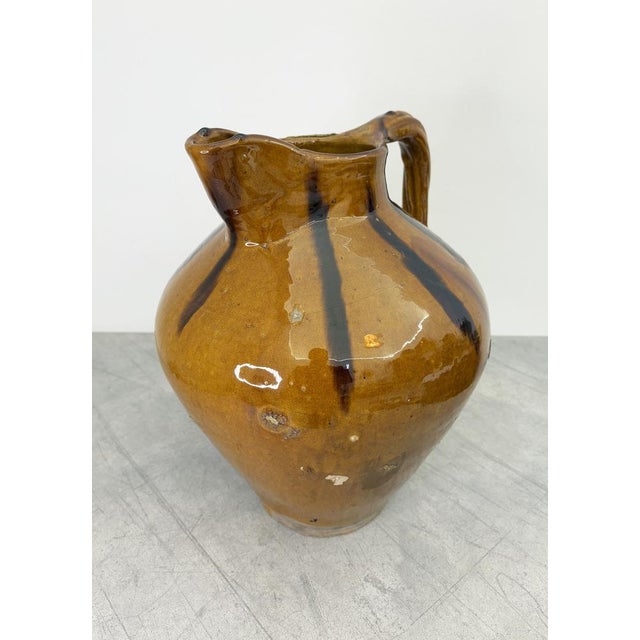 Large Vintage Striped Jug For Sale - Image 10 of 12