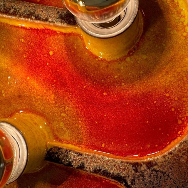 Large Ceramic Wall Light, Germany, 1970s For Sale - Image 9 of 18