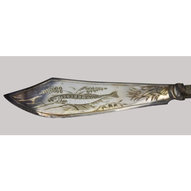 Antique Silver Serving Cutlery, England, 1875, Set of 2 For Sale - Image 3 of 5