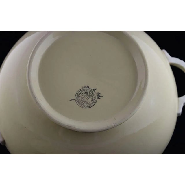 Ceramic Soup Tureens from Boch Frères, La Louviere, 1920s, Set of 2 For Sale - Image 7 of 9