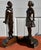 French Art Deco Style Bronze Bookends Flirt Lovers For Sale In Philadelphia - Image 6 of 18