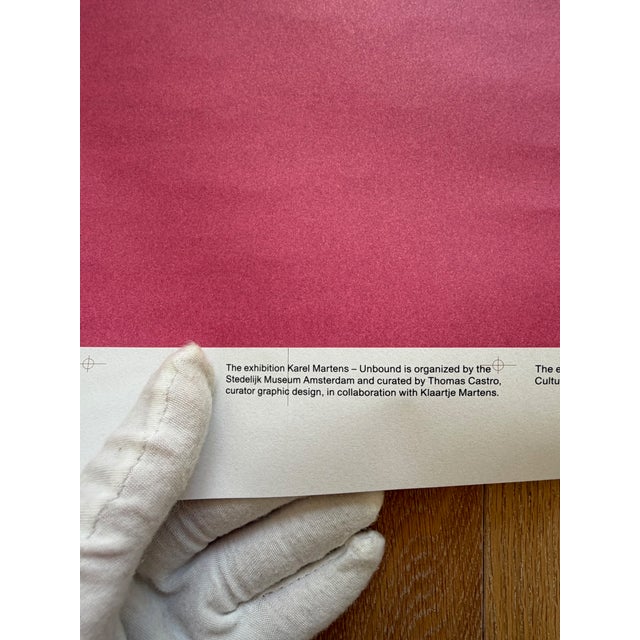 Karel Martens – Unbound (2025),Exhibition Poster, Dutch Design, Printed in Netherlands For Sale - Image 6 of 9
