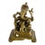 Antique Indian Brass Lord Ganesha Pilgrimage Shrine Figure, Circa 18th–19th Century For Sale