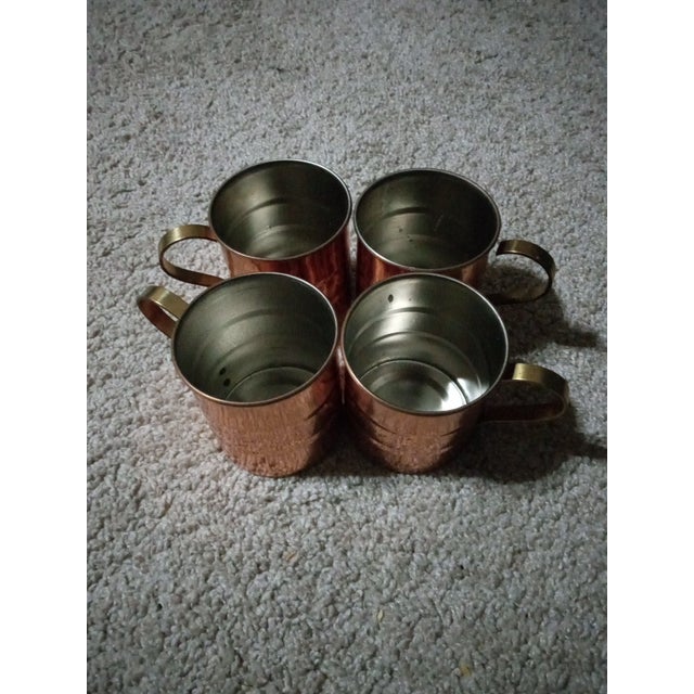GORGEOUS Set of 4 Baker Hart & Stuart 4" Copper Tumblers Made in Korea This product is a set of four beautiful 4" copper...