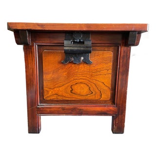 Vintage Korean Duiju Rice Chest With Grain Hopper & Bottom Dispenser For Sale