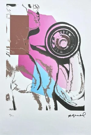 After Andy Warhol, Body Builder With Pink , 1980s, Lithograph