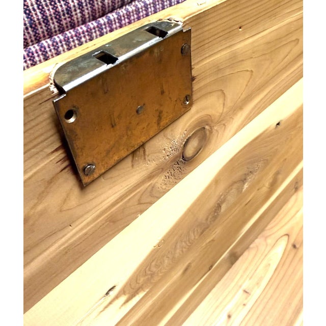 Tan Antique/Vintage Cavelier Cedar Chest for Blankets, Linens, Pillows, Toys, 1930s For Sale - Image 8 of 17