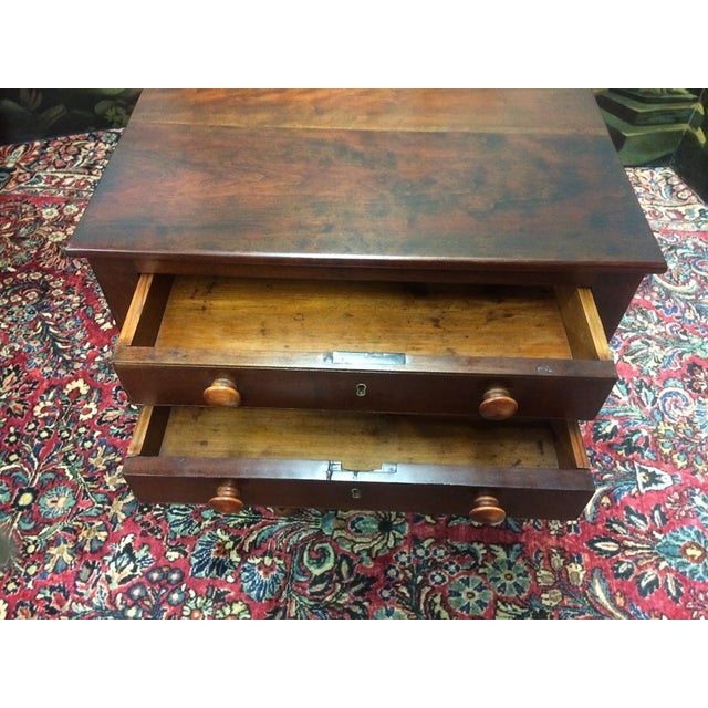Antique Cherry Empire Table, Accent Table For Sale - Image 11 of 11