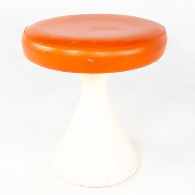 Eero Saarinen Saarinen Style Mid Century Tulip Stool For Sale - Image 4 of 6