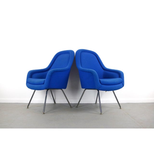 1960s Vintage Mid Century Pearson for Knoll Style Arm Chairs- A Pair For Sale - Image 5 of 5