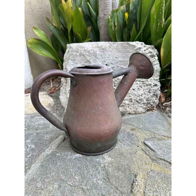Vintage 1980’s Copper Watering Can For Sale - Image 4 of 14
