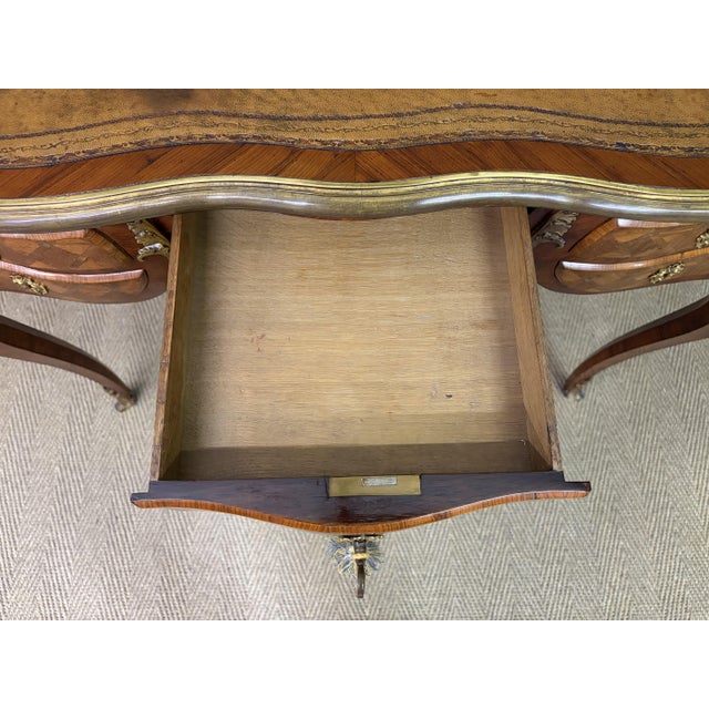 Antique French Parquetry Desk, 1885 For Sale - Image 11 of 18