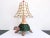 Metal Mid Century Wicker Turtle Lamp & Shell Shade For Sale - Image 7 of 12