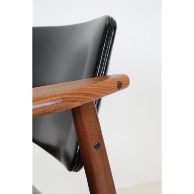 Danish Mid-Century Teak Armchair, 1960s by Arne Vodder For Sale - Image 6 of 14