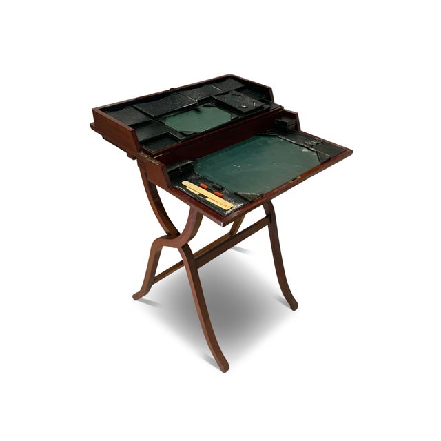 George III Butler's Tray with Folding Stand, Set of 2 For Sale - Image 18 of 18
