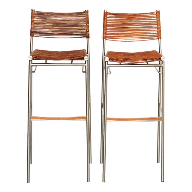 MissB Bar Stools by Tito Agnoli for Pierantonio Bonacina, 1990s, Set of 2 For Sale