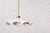 Contemporary Mitzi Maisie 16 in. 1 Light Pendant in Aged Brass and Ceramic Rough Texture White Finish For Sale - Image 3 of 15
