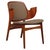 Danish Model 107 Lounge Chair with Oak Frame by Hans Olsen for Bramin, 1960s For Sale - Image 6 of 6