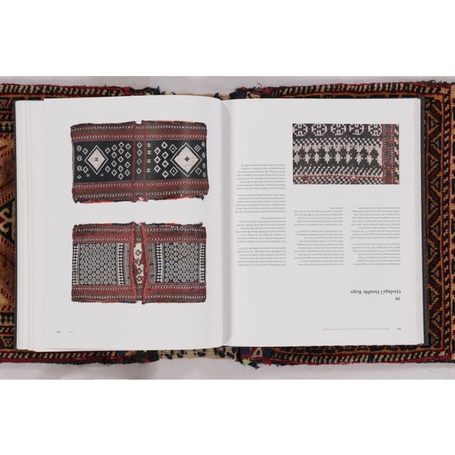 Brown Vintage Persian Saddle Bag Rug With Geometric Patterns - Rug & Kilim For Sale - Image 8 of 9