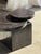 Coffee Table in Brown Petrified Wood with Double Circular Top on Cubic Base, Indonesia, 1980s For Sale - Image 11 of 16