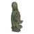 Vintage Mid Century Chinese Carved Guanyin Serpentine 9” Stone Statue For Sale