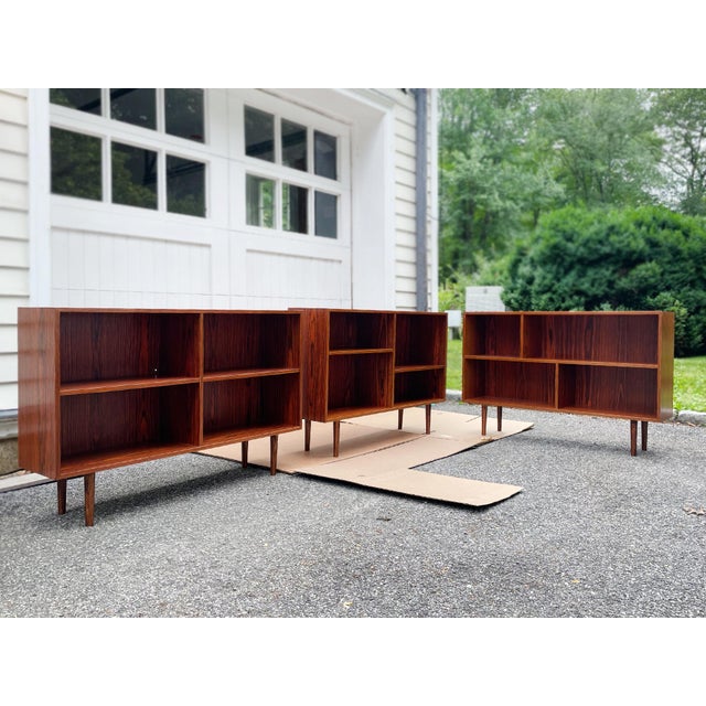 Danish Modern Rosewood Bookcases in the Style of Brouer Møbelfabrik - A Set of 3 For Sale In New York - Image 6 of 18