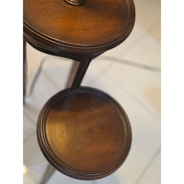 Authentic Mid-Century Modern Tiered Lamp Table – Timeless 1970s Design For Sale - Image 4 of 10
