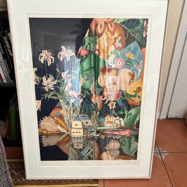 1980s P.S.Gordon Signed Print, Framed For Sale In Miami - Image 6 of 8