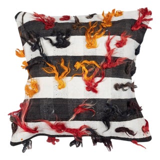 20"x20" Vintage Kilim Cushion Cover. Handmade Throw Pillow Cover. Accent Pillow For Sale