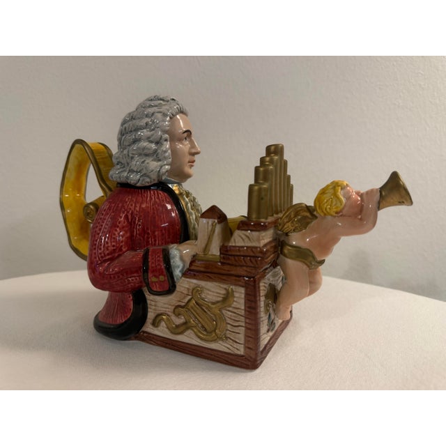 1990s 1990s Fitz and Floyd Johann Sebastian Bach Character Teapot For Sale - Image 5 of 12