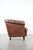 Club Chair in Cognac-Colored Cowhide Leather For Sale - Image 3 of 13