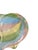 Pink Art Glass Ruffled Decorative Bowl For Sale - Image 8 of 12