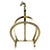 Gold Vintage Brass Magazine Rack with Horse Detail, France, 1970s For Sale - Image 8 of 8