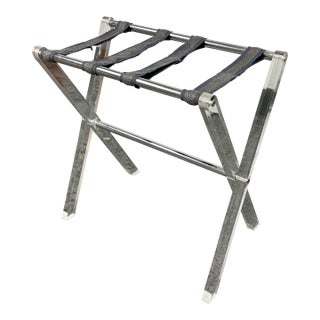 Butler Acrylic Folding Luggage Rack For Sale
