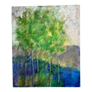 J. R. Spring Breeze Acrylic on Canvas Painting For Sale