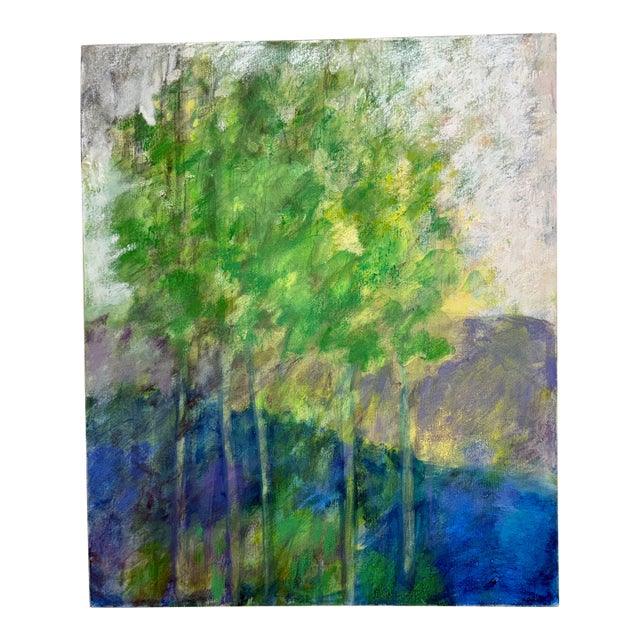 J. R. Spring Breeze Acrylic on Canvas Painting For Sale