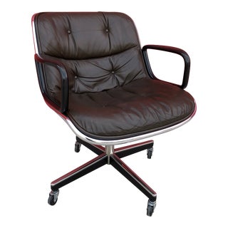 1970s Vintage Knoll Pollock Executive Arm Chair For Sale