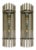 Smoked-Fumè Glass Pipes Wall Sconces by Simoeng for Simoeng, Set of 2 For Sale