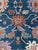 8x10 Blue Hand-Knotted Wool Serpentine Floral Classic Traditional Carpet Rug For Sale In New York - Image 6 of 7