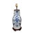 19th Century Chinese Blue & White Celadon Glazed Pottery Vase Table Lamps - A Pair For Sale - Image 4 of 12